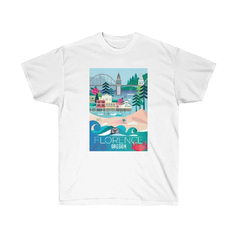 Winter T-Shirt-FLORENCE, OREGON UNISEX ULTRA COTTON TEE