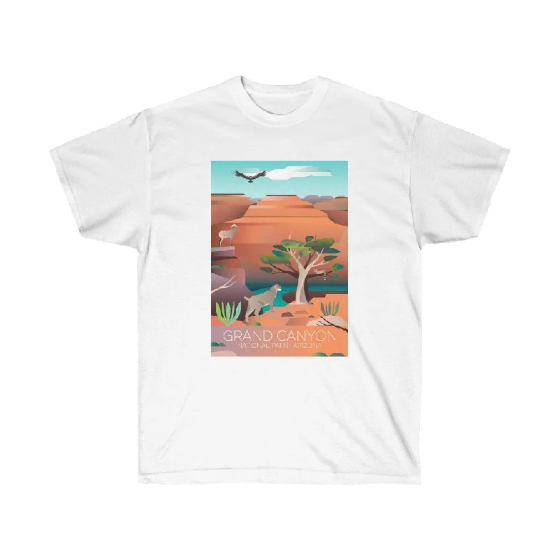 Minimalist T-Shirt-GRAND CANYON 2 UNISEX ULTRA COTTON TEE