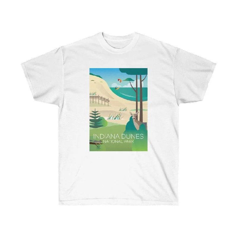 Brown T-Shirt-INDIANA DUNE UNISEX ULTRA COTTON TEE