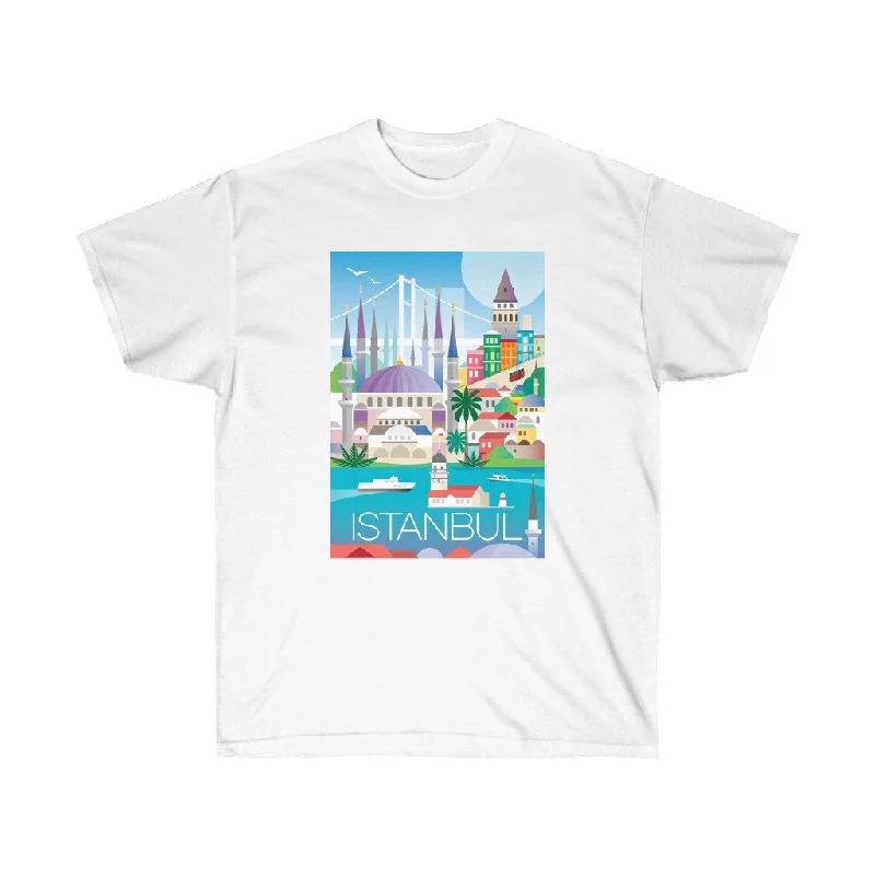 Abstract T-Shirt-ISTANBUL UNISEX ULTRA COTTON TEE