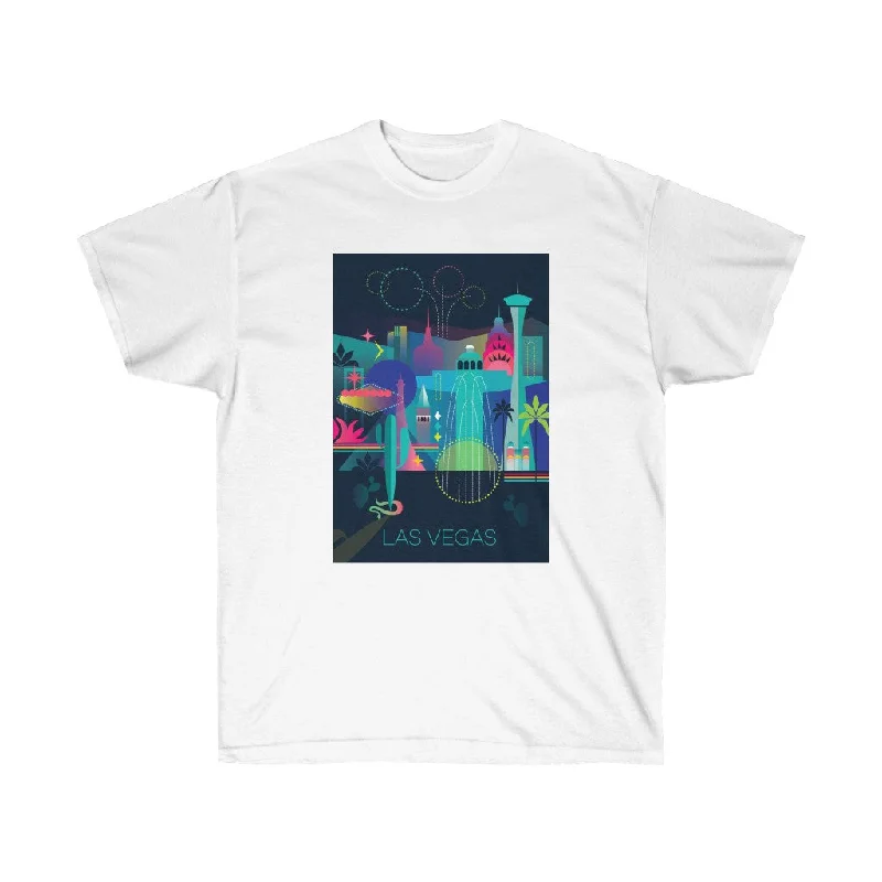 Logo T-Shirt-LAS VEGAS UNISEX ULTRA COTTON TEE