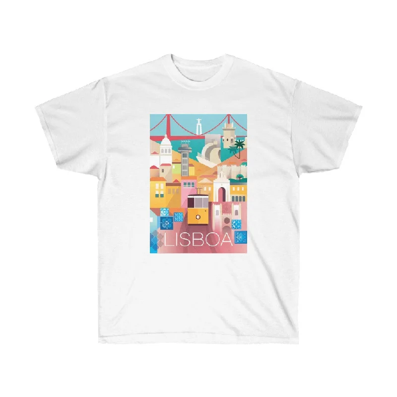 Lightweight T-Shirt-LISBOA UNISEX ULTRA COTTON TEE