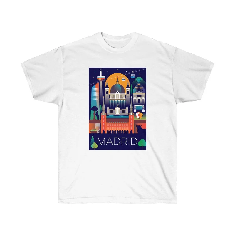 Floral T-Shirt-MADRID UNISEX ULTRA COTTON TEE