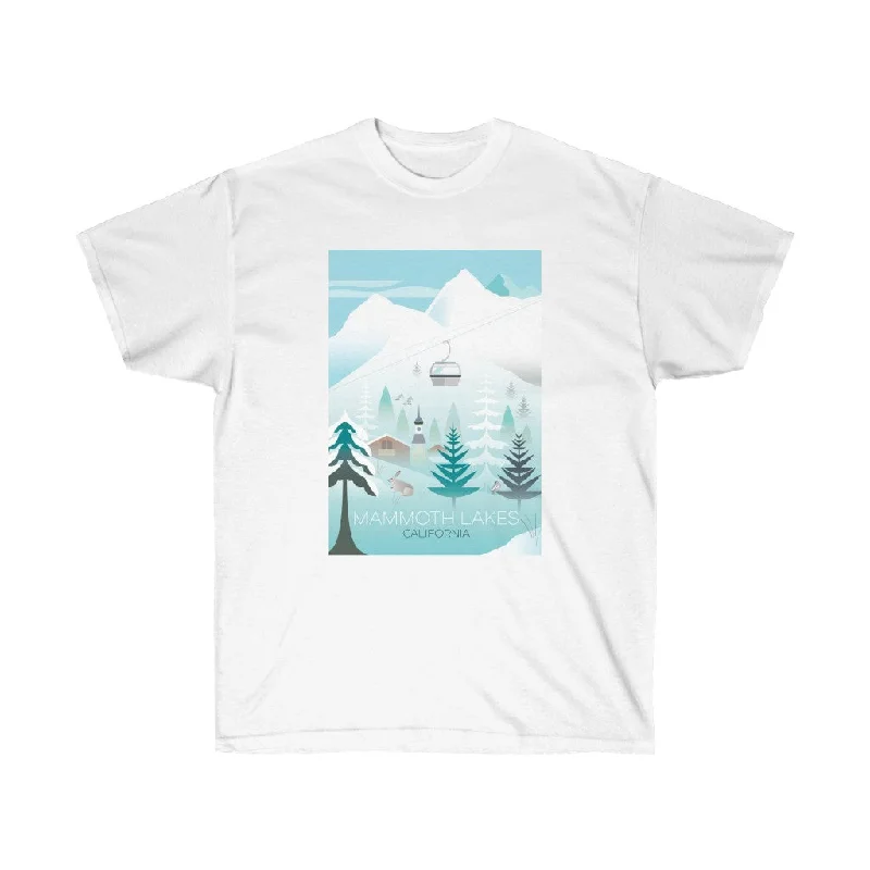 Running T-Shirt-MAMMOTH LAKES UNISEX ULTRA COTTON TEE