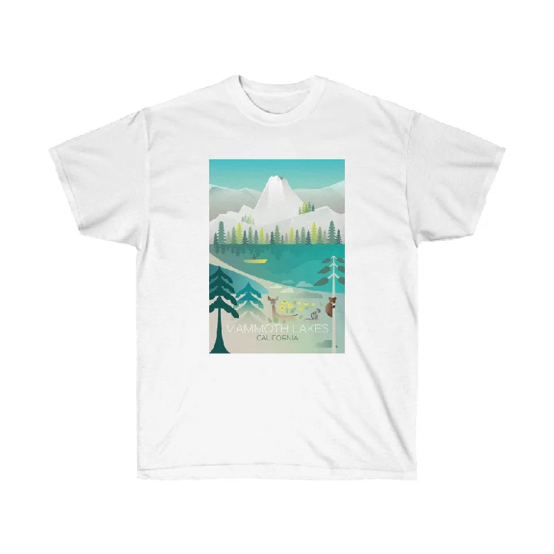 Gym T-Shirt-MAMMOTH LAKES UNISEX ULTRA COTTON TEE