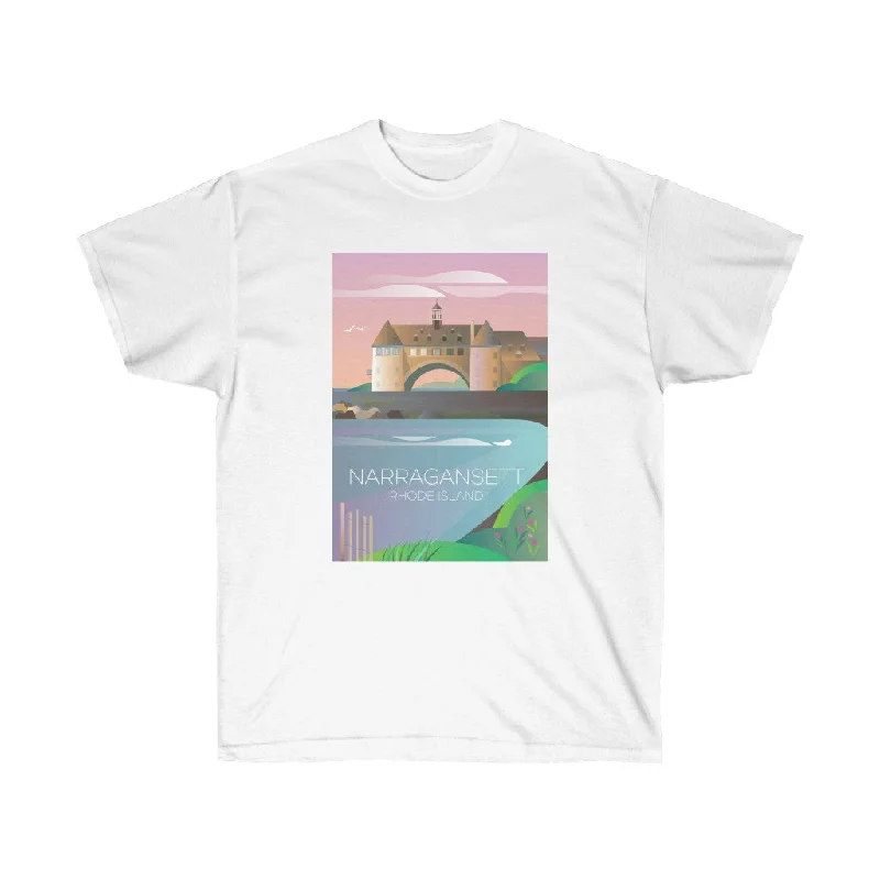 Mesh T-Shirt-NARRAGANSETT UNISEX ULTRA COTTON TEE