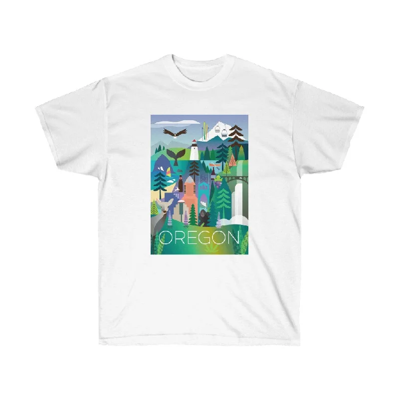 Heavyweight T-Shirt-OREGON UNISEX ULTRA COTTON TEE