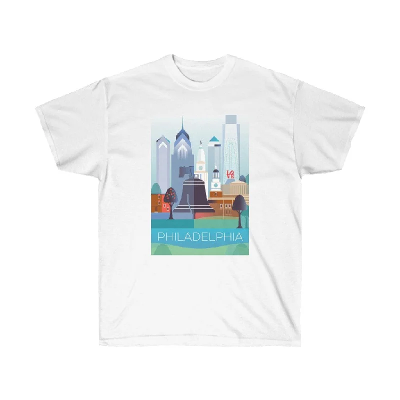 Slim Fit T-Shirt-PHILADELPHIA UNISEX ULTRA COTTON TEE