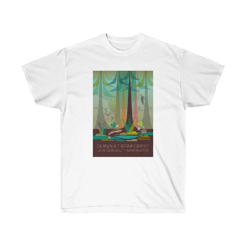 Classic T-Shirt-QUINAULT RAINFOREST UNISEX ULTRA COTTON TEE