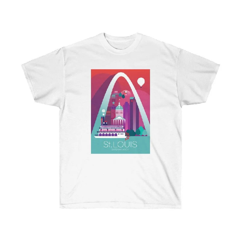 Retro T-Shirt-ST. LOUIS UNISEX ULTRA COTTON TEE