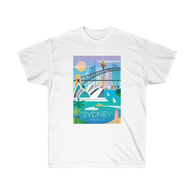 Polyester T-Shirt-SYDNEY UNISEX ULTRA COTTON TEE