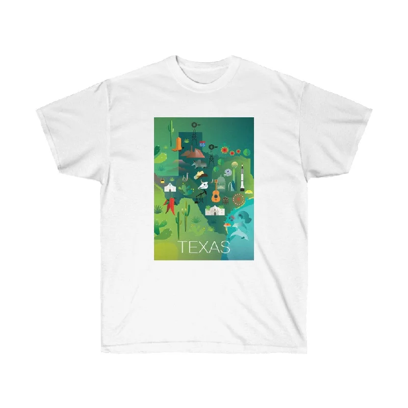 Sustainable T-Shirt-TEXAS UNISEX ULTRA COTTON TEE