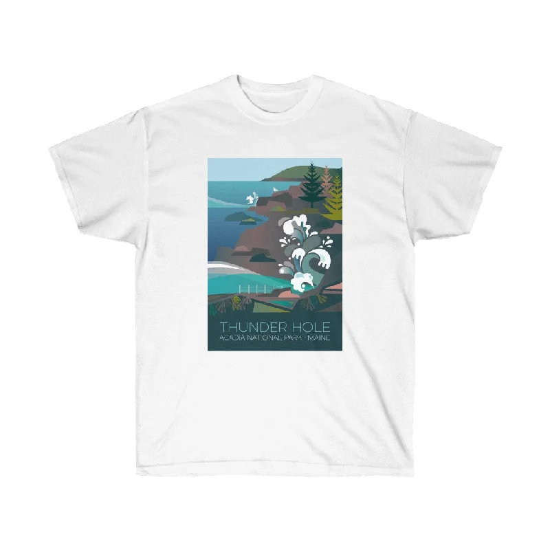 Hip Hop T-Shirt-THUNDER HOLE UNISEX ULTRA COTTON TEE