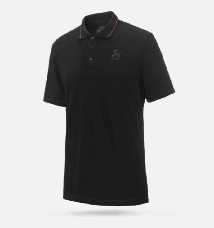 Straw Hat-Akrapovic Mens Corpo Polo Black L