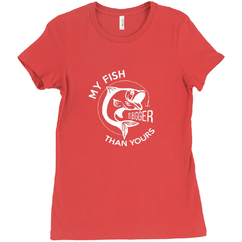 Hip Hop T-Shirt-My Fish Is Bigger Than Yours Women's T-Shirt