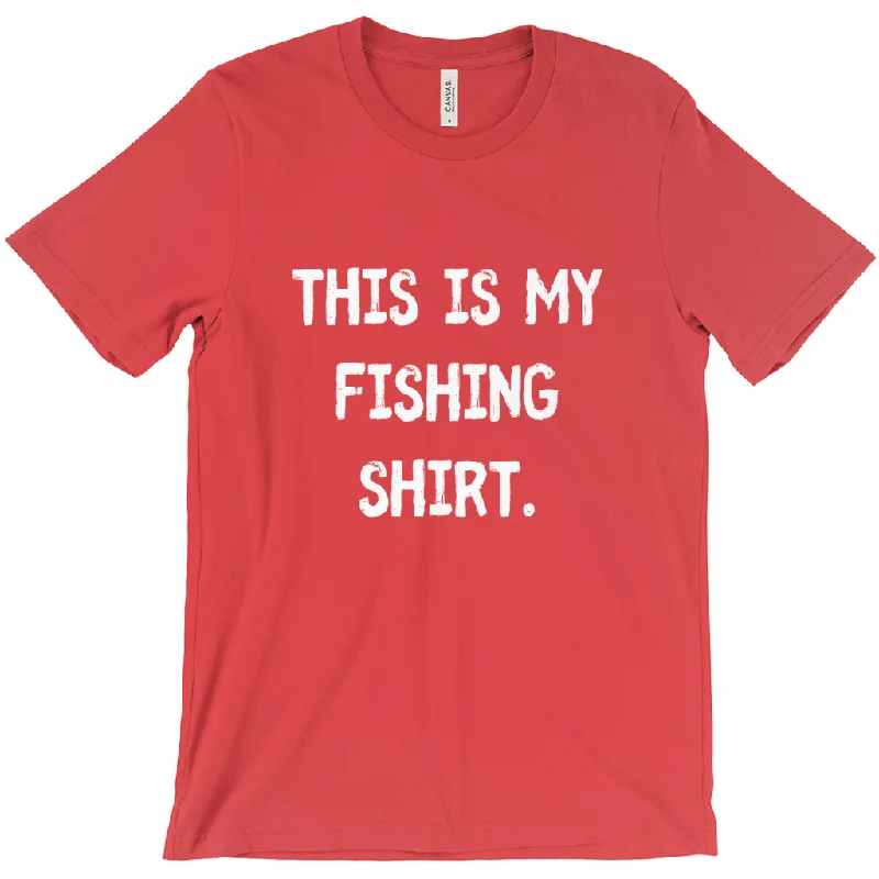 Basketball T-Shirt-This Is My Fishing Shirt Men's T-Shirt